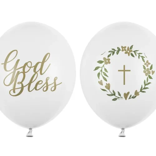 Latex balon sa tiskom - Good Bless / Križ
