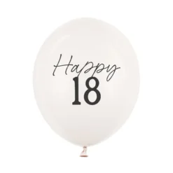 Latex balon sa tiskom - Happy 18