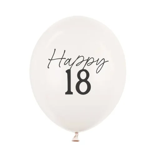 Latex balon sa tiskom - Happy 18