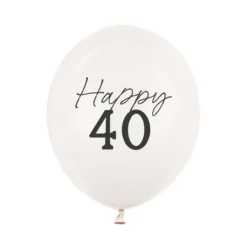 Latex balon sa tiskom - Happy 40
