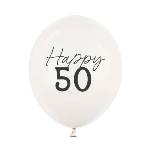 Latex balon sa tiskom - Happy 50