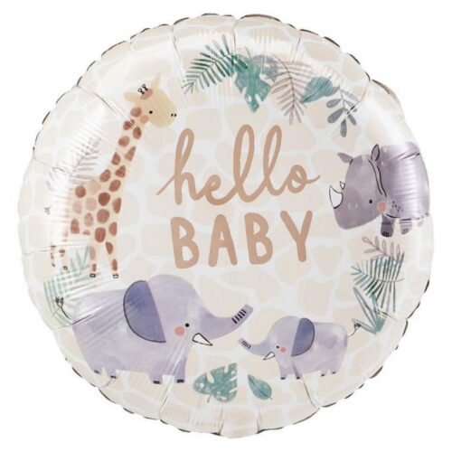 Folijski balon Hello baby Jungle