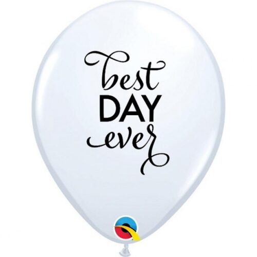 Latex balon sa tiskom - Best day ever