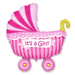 Folijski balon štapić, 14" - Baby girl
