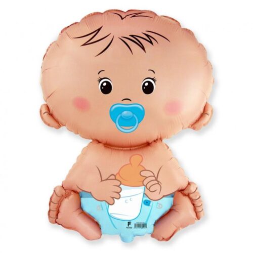 Folijski balon štapić, 14" - Baby boy