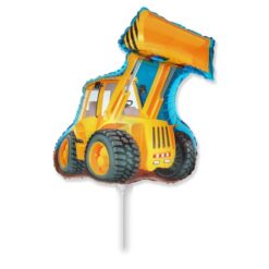 Folijski balon štapić, 14" - Bager