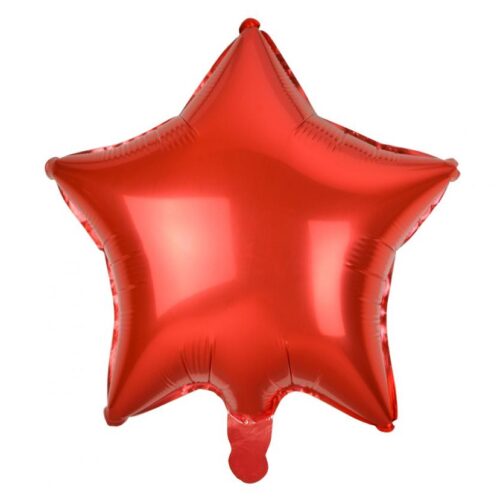 Folijski balon zvijezda, Crvena 19"