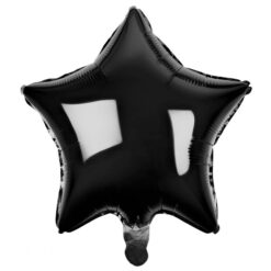 Folijski balon zvijezda, Crna 19"