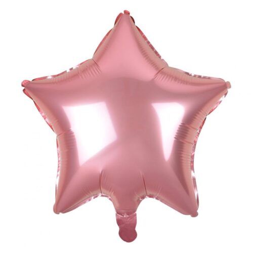 Folijski balon zvijezda, Svijetlo roza 19"