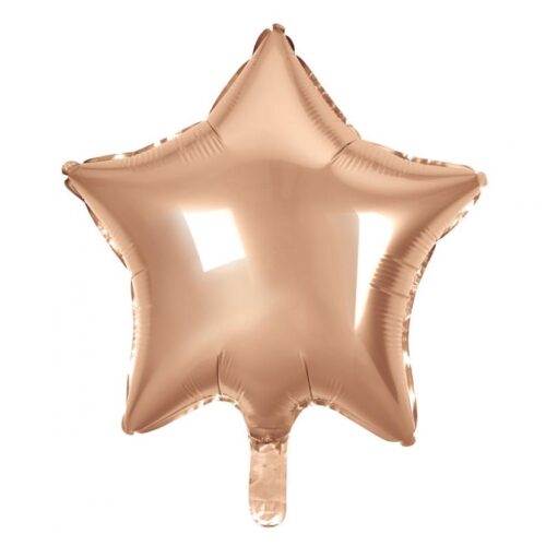 Folijski balon zvijezda, Rosegold 19"