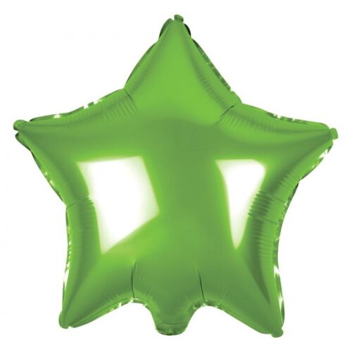 Folijski balon zvijezda, Zelena 19"