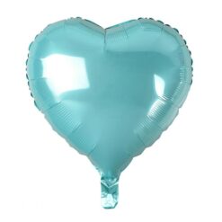 Folijski balon srce, Svijetlo plava 18"