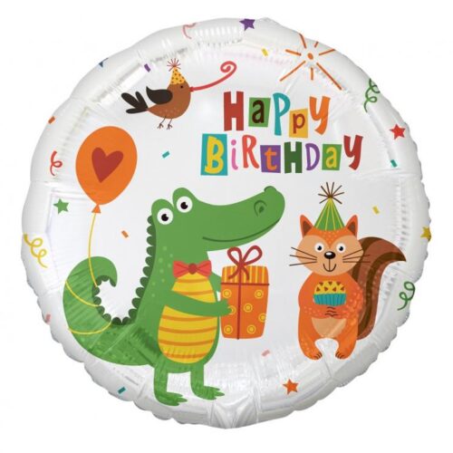 Folijski balon - Happy birthday krokodil
