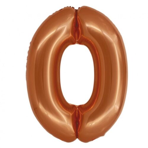 Folijski balon broj, Cooper 76 cm, 0-9