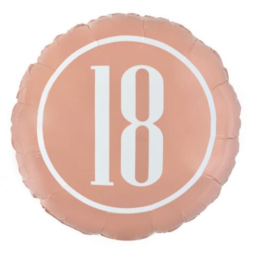 Folijski balon - 18, Rosegold