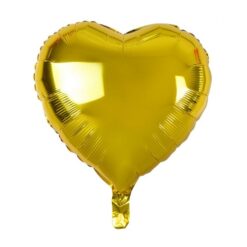 Folijski balon srce, Zlatna 18"
