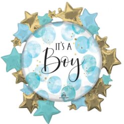 Folijski balon - Watercolor It's a boy