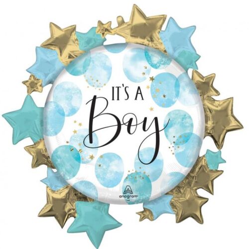 Folijski balon - Watercolor It's a boy