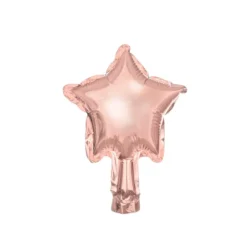 Folijski balon zvijezda 12 cm, rosegold 25/1