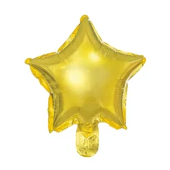 Folijski balon zvijezda 25 cm, zlatna 25/1