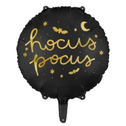 Alternative view of Folijski balon Hocus Pocus - crni