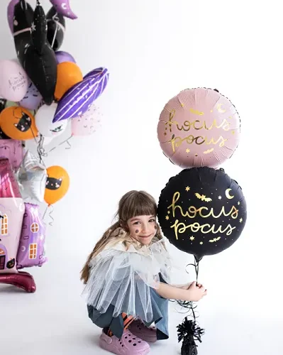 Folijski balon Hocus Pocus - crni