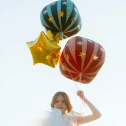 Alternative view of Folijski balon - Cirkus lopta, crvena