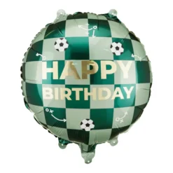 Folijski balon Happy birthday nogomet