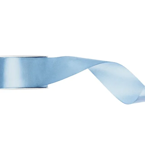 Saten traka 25mm / 25 m - Pastelno plava