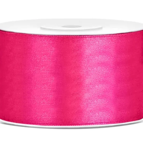 Saten traka 38mm / 25 m - Tamno roza
