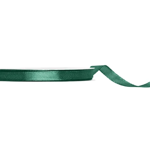 Saten traka 6mm / 25 m - Tamno zelena