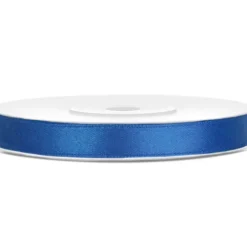 Saten traka 6mm / 25 m - Kraljevsko plava