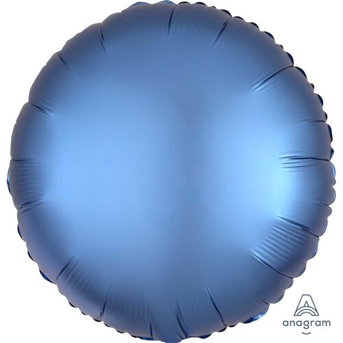 Folijski balon - Satin Luxe krug, Plava