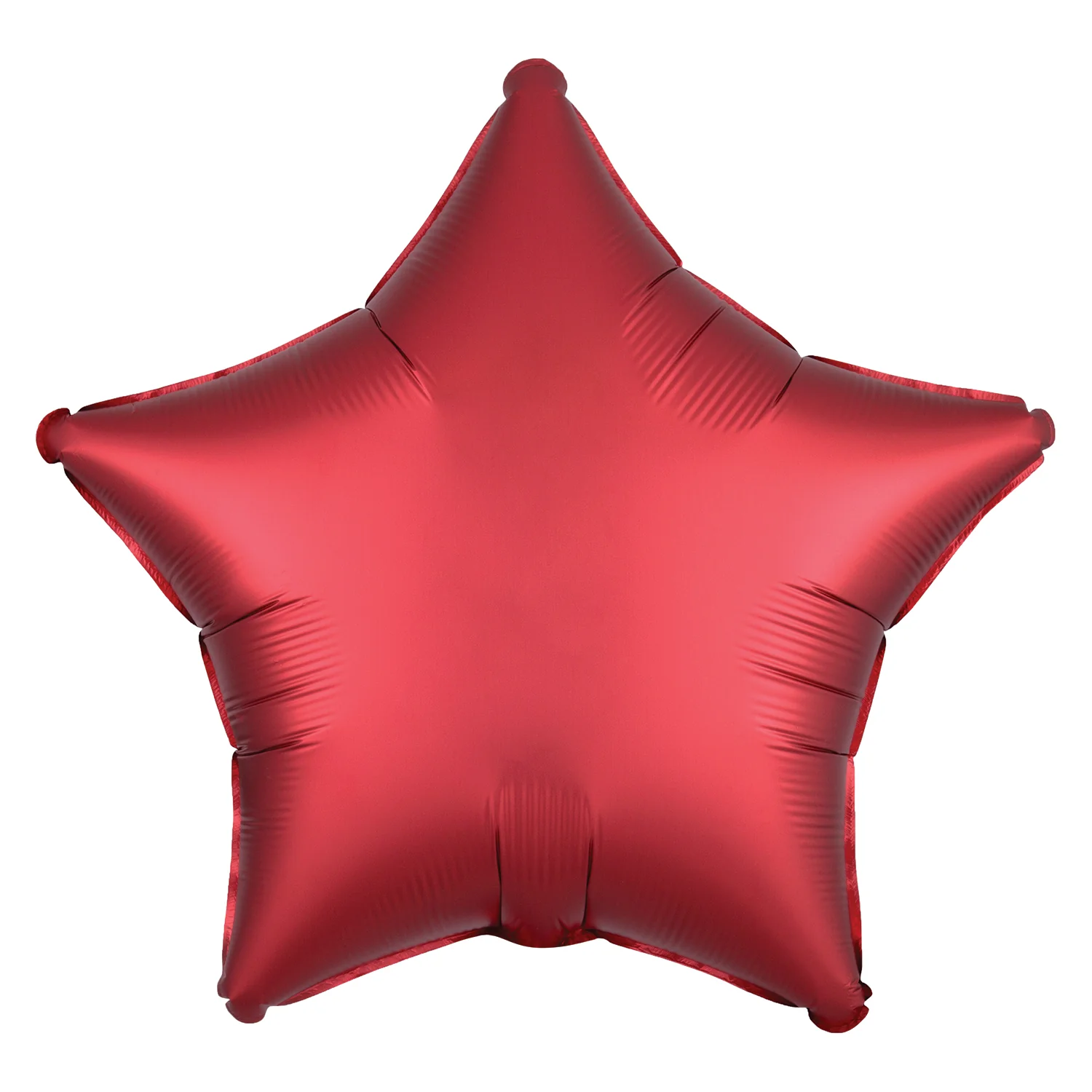 Folijski balon - Satin Luxe zvijezda, Crvena