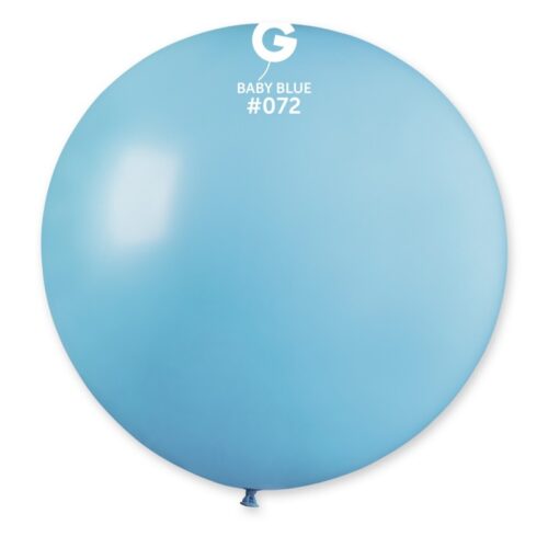 Lateks balon pastel 31" - Baby blue