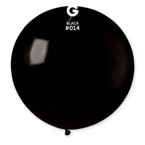 Lateks balon pastel 31" - Black