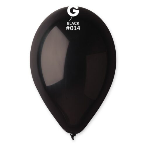 Lateks balon pastel 12" - Black