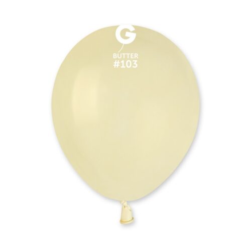 Lateks balon pastel 5" - Butter