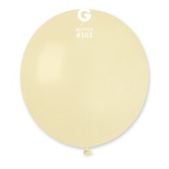 Lateks balon pastel 19" - Butter