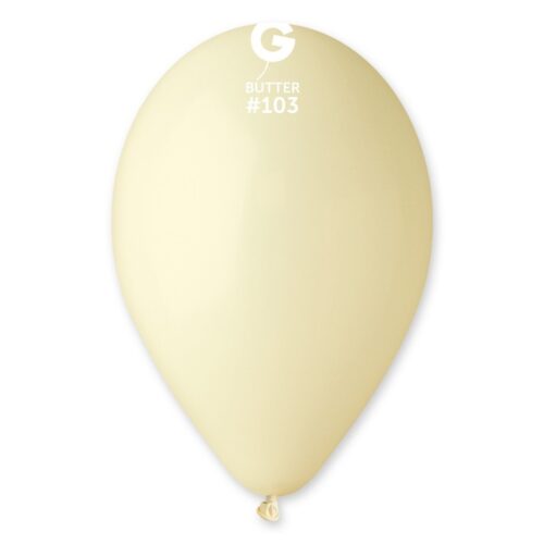 Lateks balon pastel 12" - Butter
