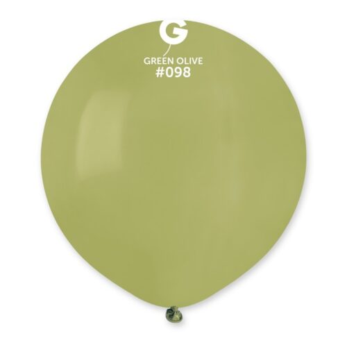 Lateks balon pastel 19" - Green olive