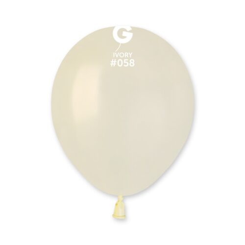 Lateks balon pastel 5" - Ivory