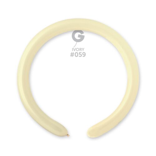 Lateks balon pastel modeling, D4 - Ivory
