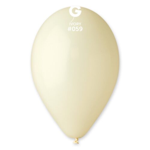 Lateks balon pastel 12" - Ivory