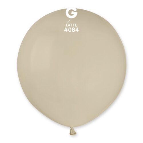 Lateks balon pastel 19" - Latte