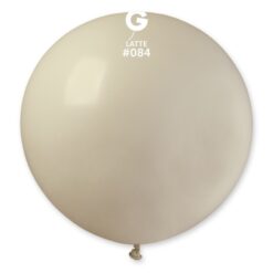 Lateks balon pastel 31" - Latte