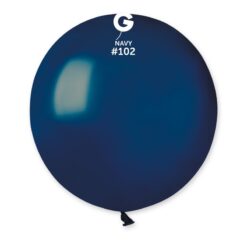 Lateks balon pastel 19" - Navy