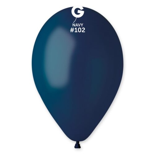 Lateks balon pastel 12" - Navy blue