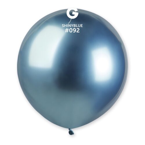 Lateks balon shiny/chrome 19" - Blue