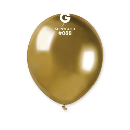 Lateks balon shiny/chrome 5" - Gold